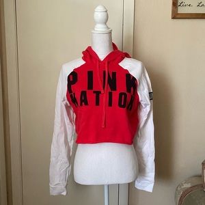 Victorias Secret Cropped Hoodie